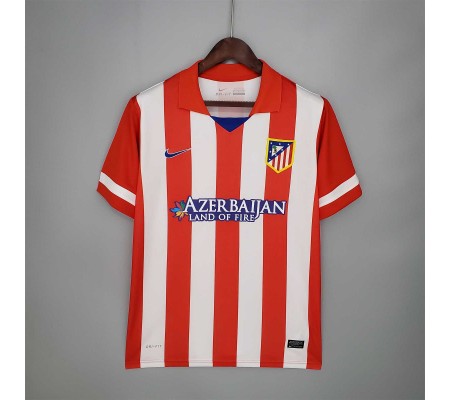 Atletico Madrid 13/14 Home Red&White Soccer Jersey